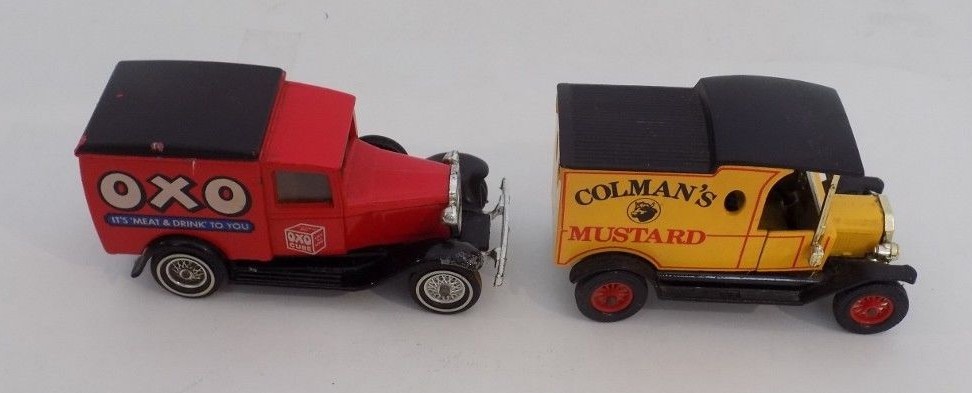 Models of Yesteryear Matchbox Colman's Mustard and OXO Trucks | eBay