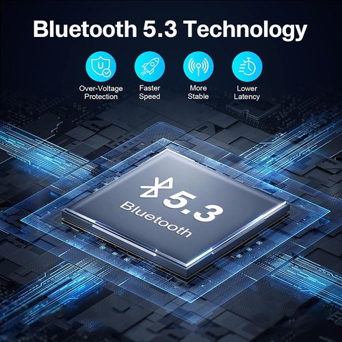 Bluetooth 5.3 Audio Transmitter Receiver 3.5MM AUX HiFi Music Wireless Adapter - Picture 7 of 14