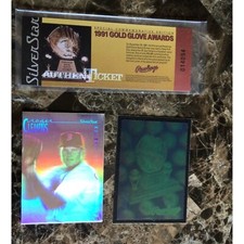 Silver Star '91 Gold Glove Award Both w/Matching Serial #'s and Clemens Holo NEW