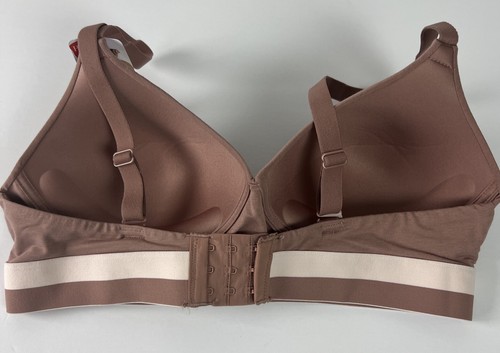 Hanes Women Bra Sz Large T-Shirt Comfort Flex Fit MHG568 Wireless Earthen Tan G8 - Picture 2 of 16