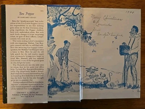 Ben Pepper A Five Little Peppers Story Margaret Sidney 1937 Grosset Dunlap HCDJ - Picture 3 of 5
