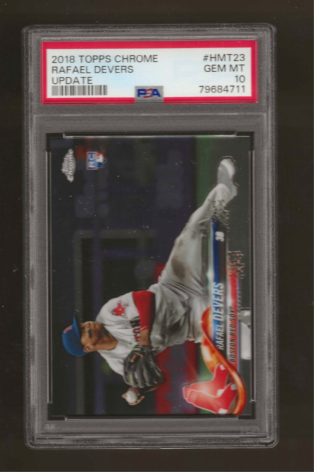 2018 Topps Chrome Update Rafael Devers PSA 10 GEM MINT Rookie RC