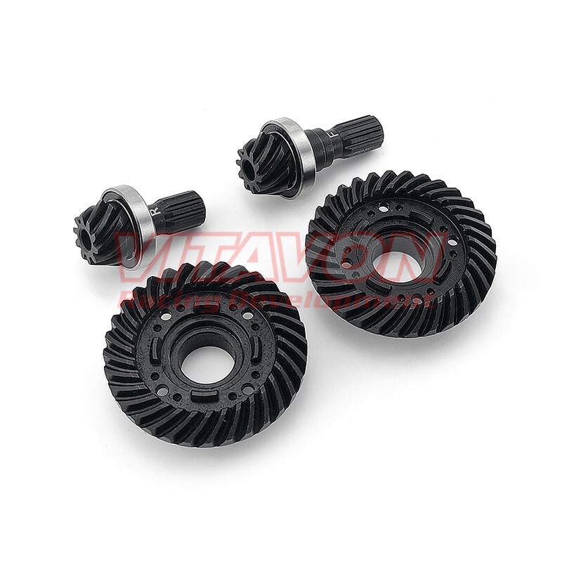 VITAVON 1.65Mod V3 Spiral Cut F&R Diff Ring Pinion Gear Set 10/32T For
