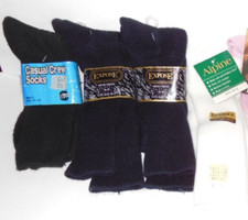 Vintage New Old Stock Men's Dress Socks, NWT Alpine, Expose, Blue