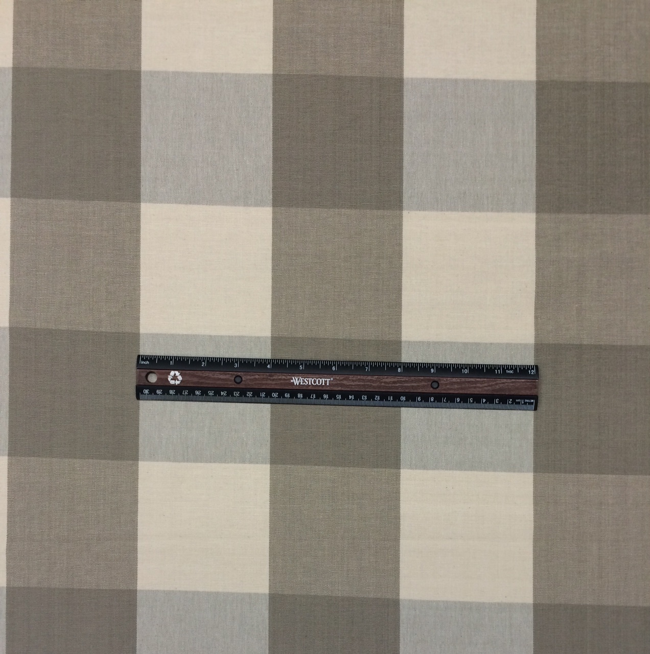 BALLARD DESIGNS BUFFALO CHECK BLACK CREAM CHECKER MULTIUSE FABRIC