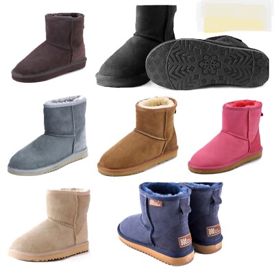 UGG Ankle 6 + Classical Boots Australia Shearing Sheepskin Premium Unisex 9Color