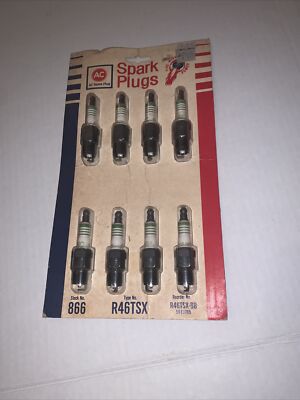 Vintage General Motors AC Spark Plugs MOC NOS NEW 