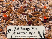Rat Forage Mix - German-style, 40+ all-natural ingredients