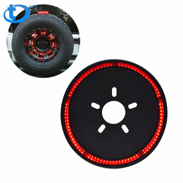 Spare Tire Brake Light LED Third Brake Light Lamp Ring for Jeep