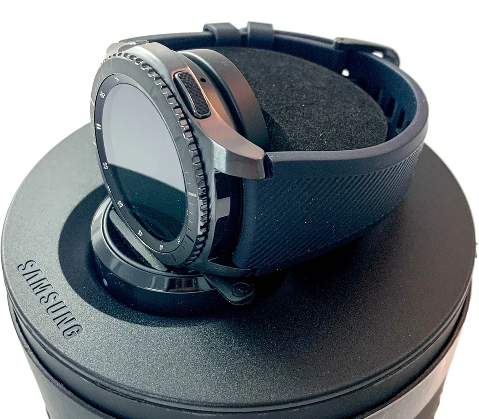 Samsung Gear S3 Frontier Smart Watch SM-R760 46mm Bluetooth WiFi - Dark Gray SR - Image 3 of 4