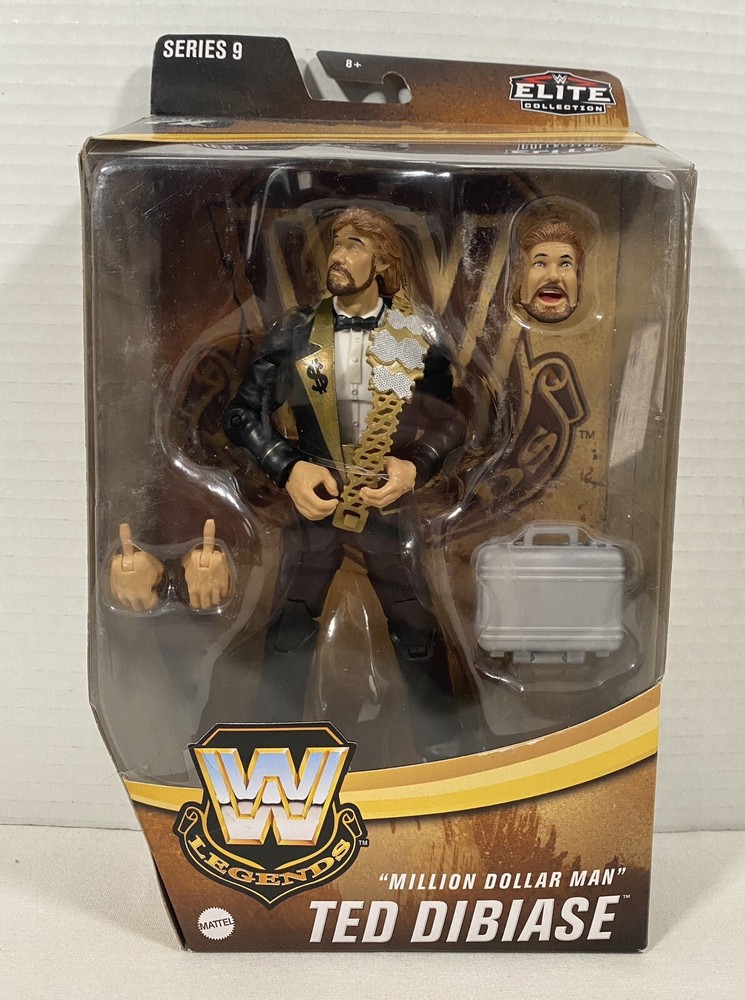 Mattel WWE ELITE Collection Legends Series 9 Million Dollar Man Ted DiBiase NEW