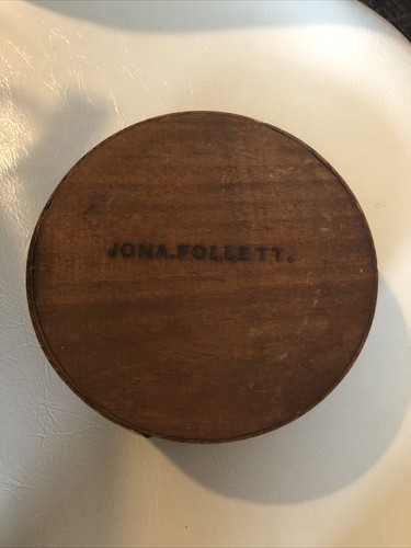 Wonderful Antique Primitive Shaker Pantry Box Signed Jonathan Follett - Picture 2 of 12