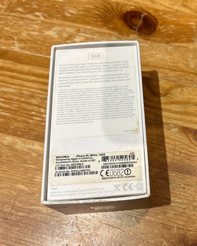 Apple iPhone 4s Box - 16GB White - Empty Box Only - Zdjęcie 6 z 6
