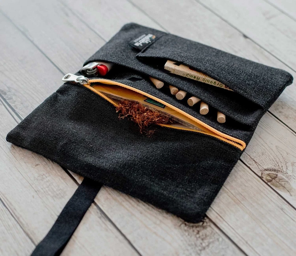 Tabaktasche Für 30-50G 'Vulcano' - Wasserabweisender Tabakbeutel Für Drehtabak M - Bild 4 von 4