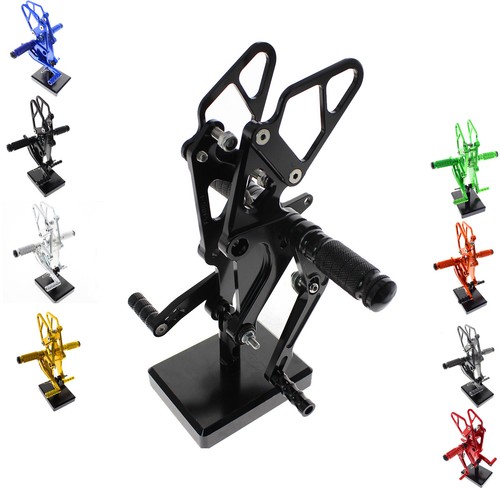 FXCNC Rearset Footpegs Pedal For YZF R1 15-18 YZF R125 2008-2013 Orange - Picture 13 of 23