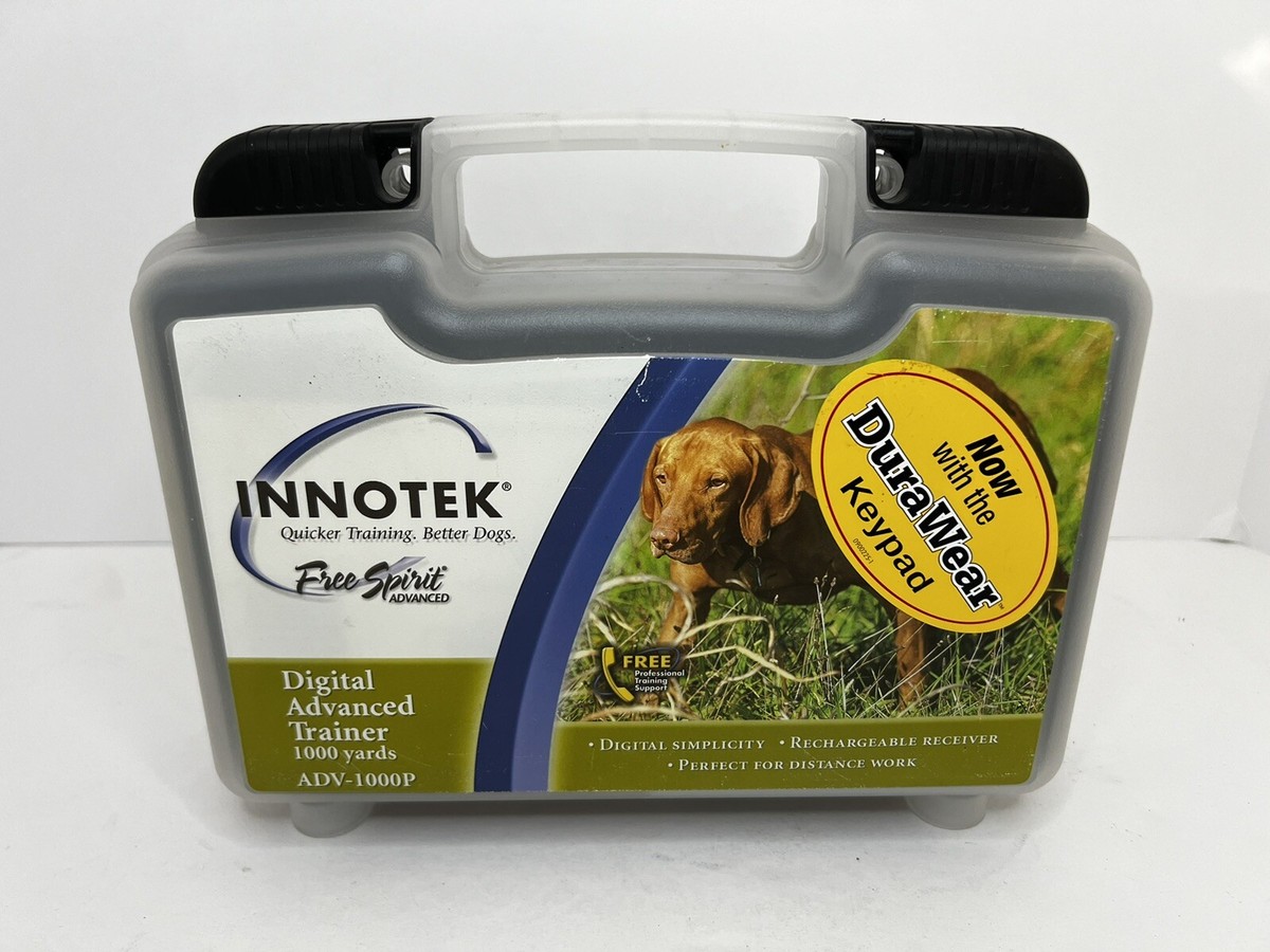 Innotek Free Spirit Advanced Dog Training Collar ADV-1000P 1000 Yards With  Case