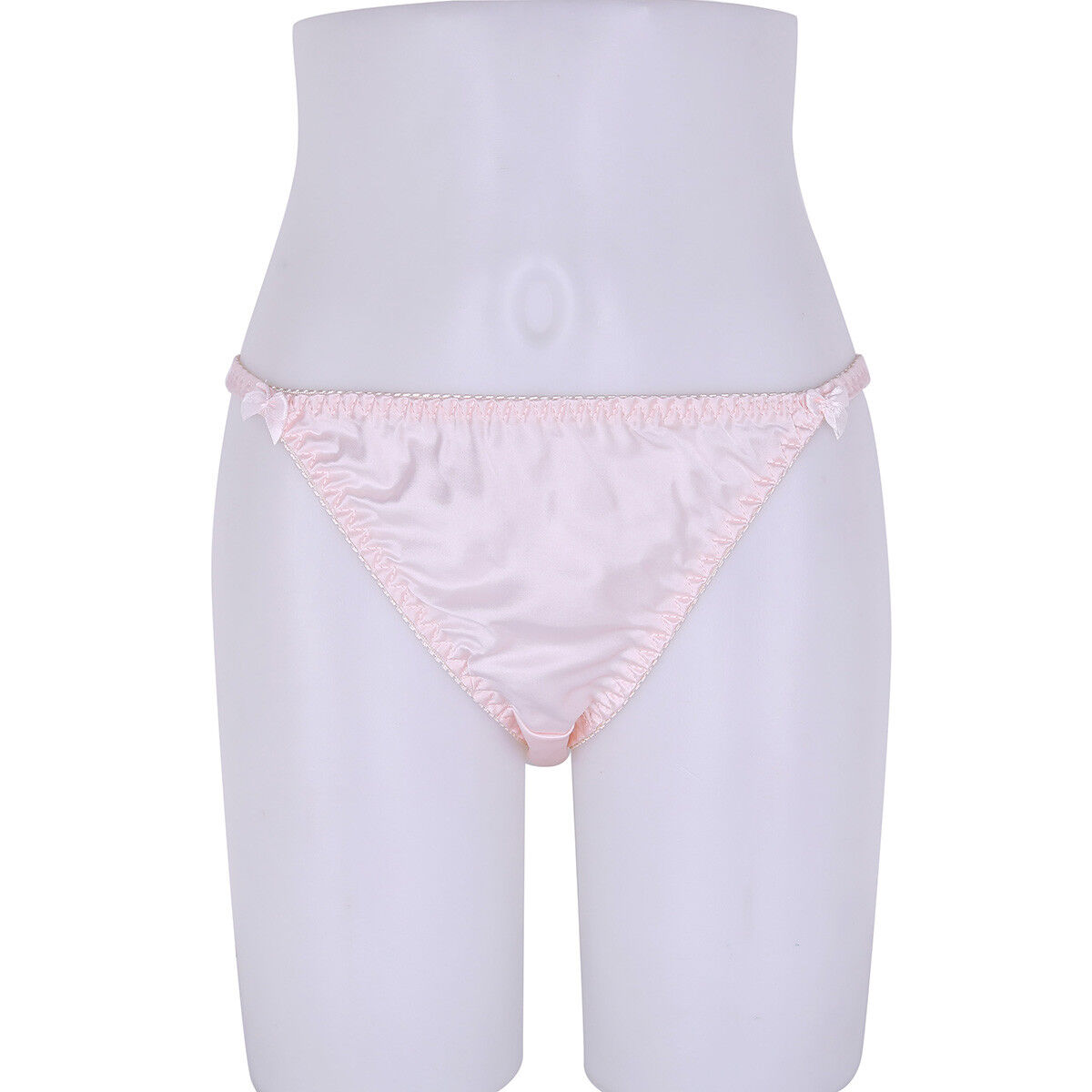 Women s Soft Smooth Silk Panties Briefs Underwear Lingerie