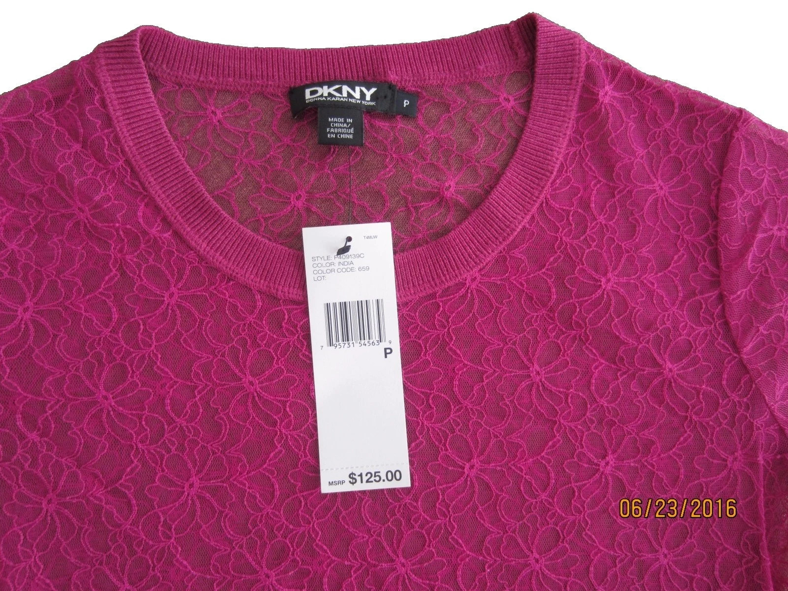 DKNY Floral Tops for Women