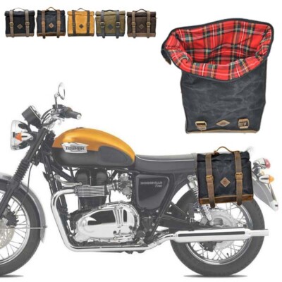 Left Bag Kit ExMoto Green 13/16L Frame Triumph Scrambler Thruxton  '16