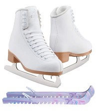 Jackson Classic Model 200/201/204 White Figure Ice Skates for Women and Girls...