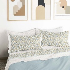 Flannel Sheets - Double, Abstract Pattern Winter Oil