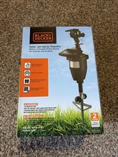 BLACK+DECKER Solar Jet-Spray Animal Repeller Motion Sensor Water Sprinkler Yard