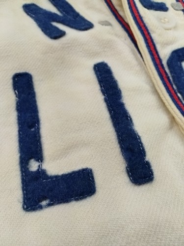 Vintage 1940er Wilson seltene Baseball Uniform Trikot Hose NLB Löwen Filz Schriftzug - Bild 8 von 24