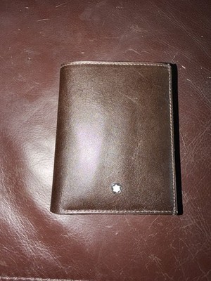 Mont Blanc Brieftasche Herren dunkelbraun Neu