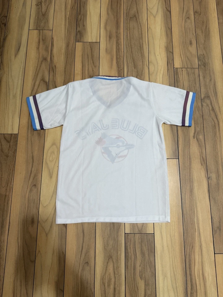 Vintage 80’s Toronto Blue Jays MLB Pro Knit Baseball Jersey Adult Size Medium  - Image 2 of 4