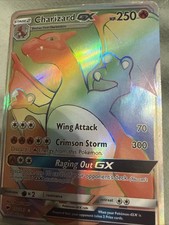 Charizard GX 2017 Arcobaleno Segreto Raro 150/147 Pokemon Ombre Brucianti