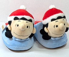 NEW, Lucy Peanuts Family Christmas Character 3D Slippers Women's 7/8