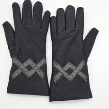 Vtg womens BLACK WINTER GLOVES one size fits most Thinsulate