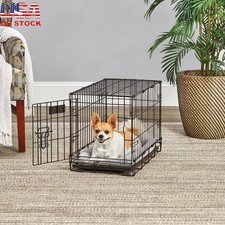 Portable Dog Crate Single Door Divider Leak Proof Panel Safe Secure Design New