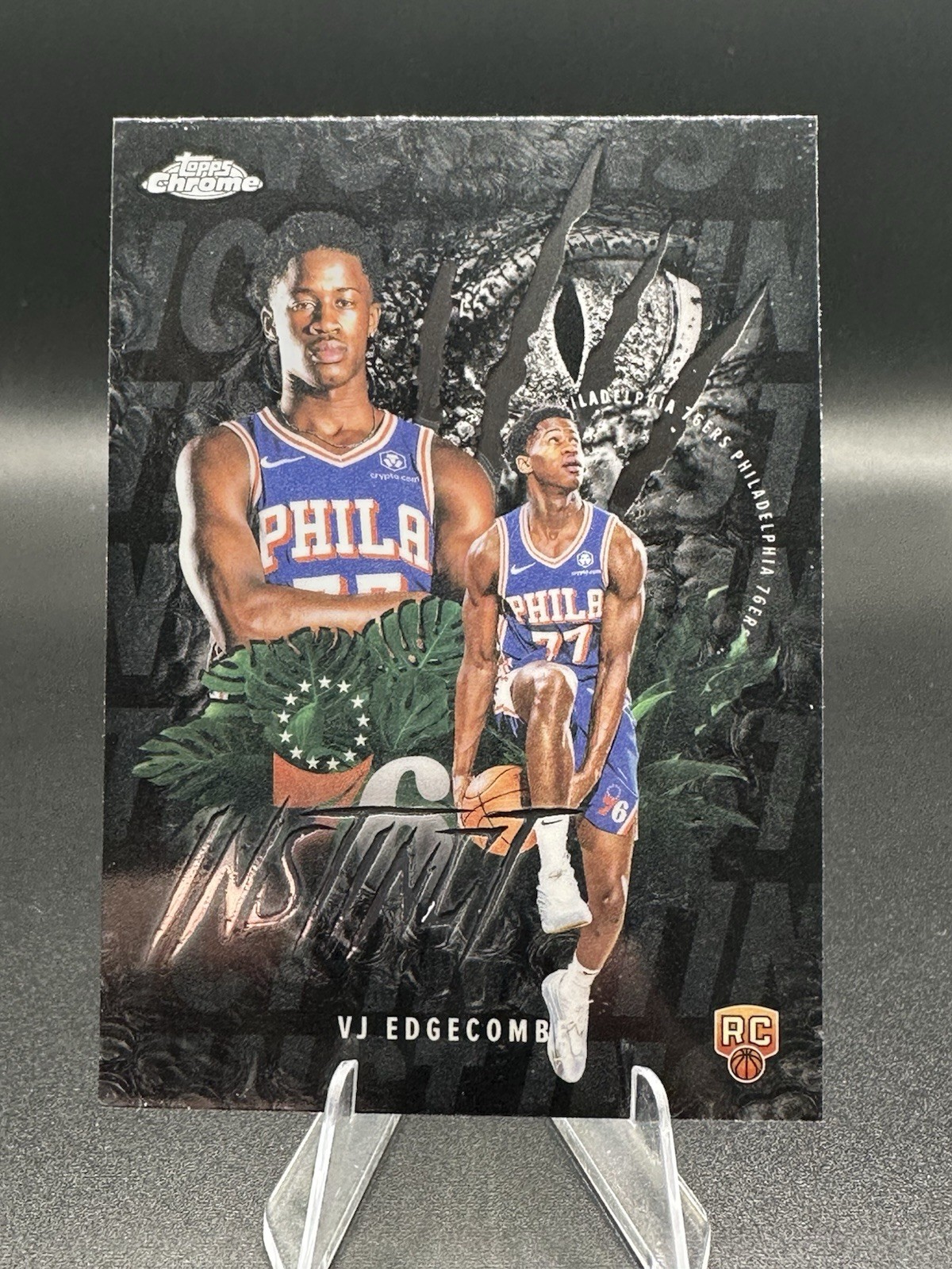 2025-26 Topps Chrome VJ Edgecombe Instinct RC