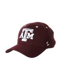 NCAA Texas A&M Aggies Men's Stretch Fitted Hat Team Color Maroon