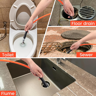 #ad 50FT Sewer Jetter Kit for Pressure Washer 5800 PSI Water Jet Drain Cleaner H... $57.95