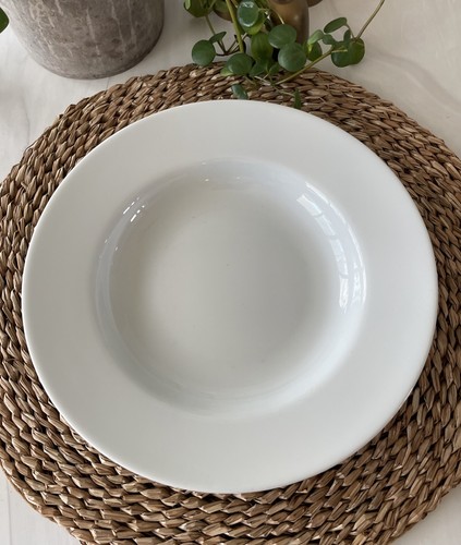 IKEA 365 Susan Pryke 10” Pasta Soup Salad Bowls Solid White Turkey - Picture 3 of 6