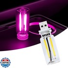 Vintage USB Car Night Light, Touch Dimmable LED Filament Lamp - Portable Mini
