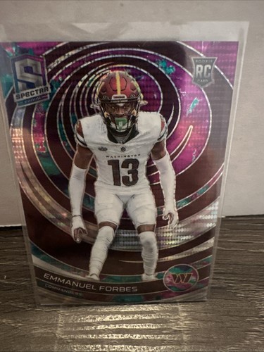 2023 Panini Spectra - Rookies Emmanuel Forbes #122 Celestial Prizm /99 (RC)