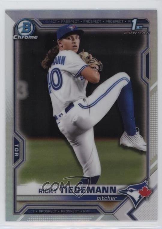 2021 Bowman Draft Chrome Refractor Ricky Tiedemann #BDC-89 0jv5