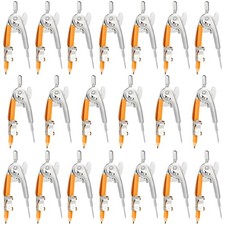 20 Pieces Compass for Geometry Metal Compass Tool Math Compass Bulk Drawing C...