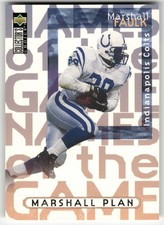 1997 Collector's Choice Marshall Faulk #58 Indianapolis Colts