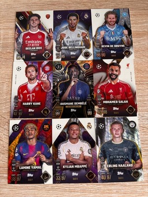 Topps Match Attax EXTRA 25/26 BUILD A BALLER Komplett Full Set Alle 9 BAB Karten