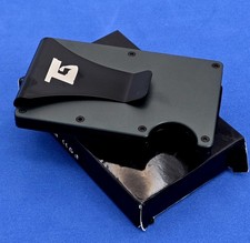 Minimalist Metal Wallet w/ Money Clip RFID Blocking Slim Card Holder