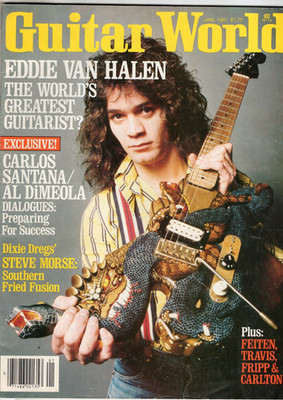 Guitar World Magazine Januar 1981 Eddie Van Halen World's Greatest Guitarist