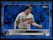 2022 Topps Chrome Sapphire Edition #253 John Means