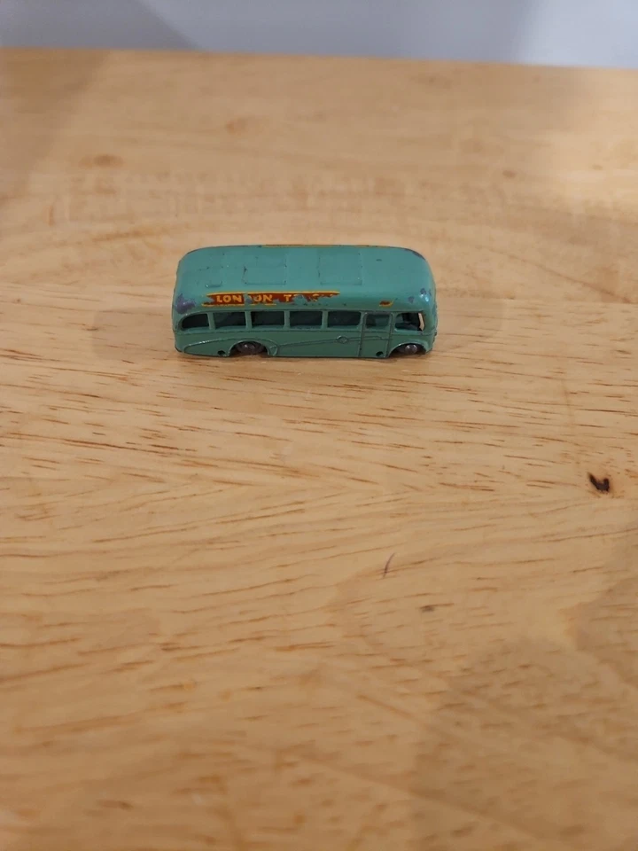 Matchbox Lesney London Glasgow Bedford Coach No. Autobús de larga distancia 21a 1952 de colección Foto 3 de 4