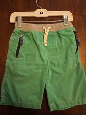 Boys Mini Boden Shorts Green Size 6