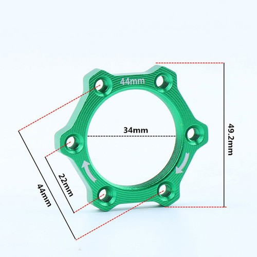 Flange Base Disc Brake Flange 15g 17.5g 44/48mm 6 Bolts Aluminum Alloy