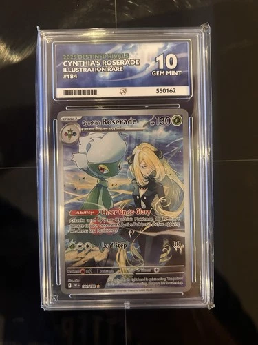 Pokémon TCG Cynthia's Roserade Card Destined Rivals 184/182 Ace 10
